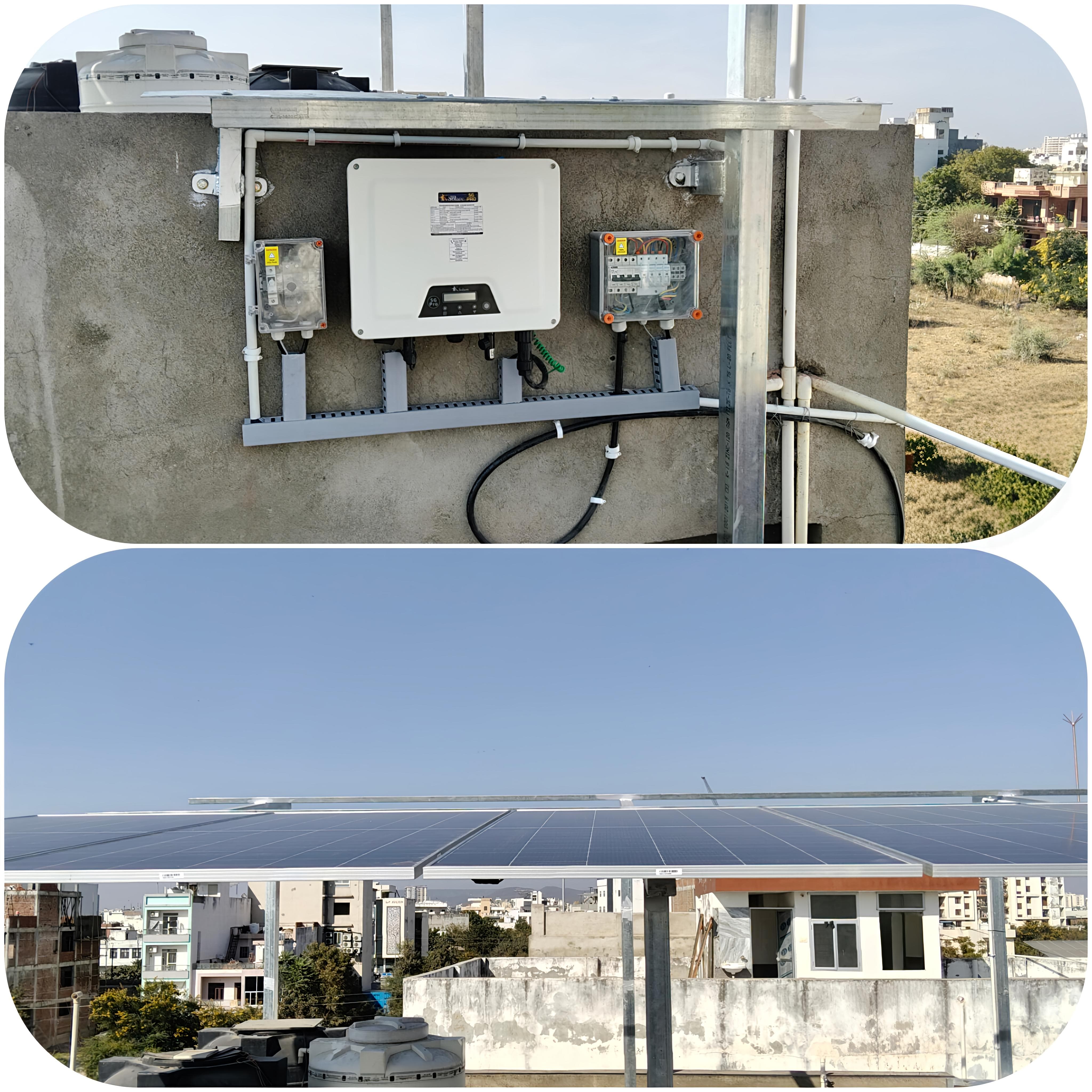 6kWp On-Grid Solar Plant